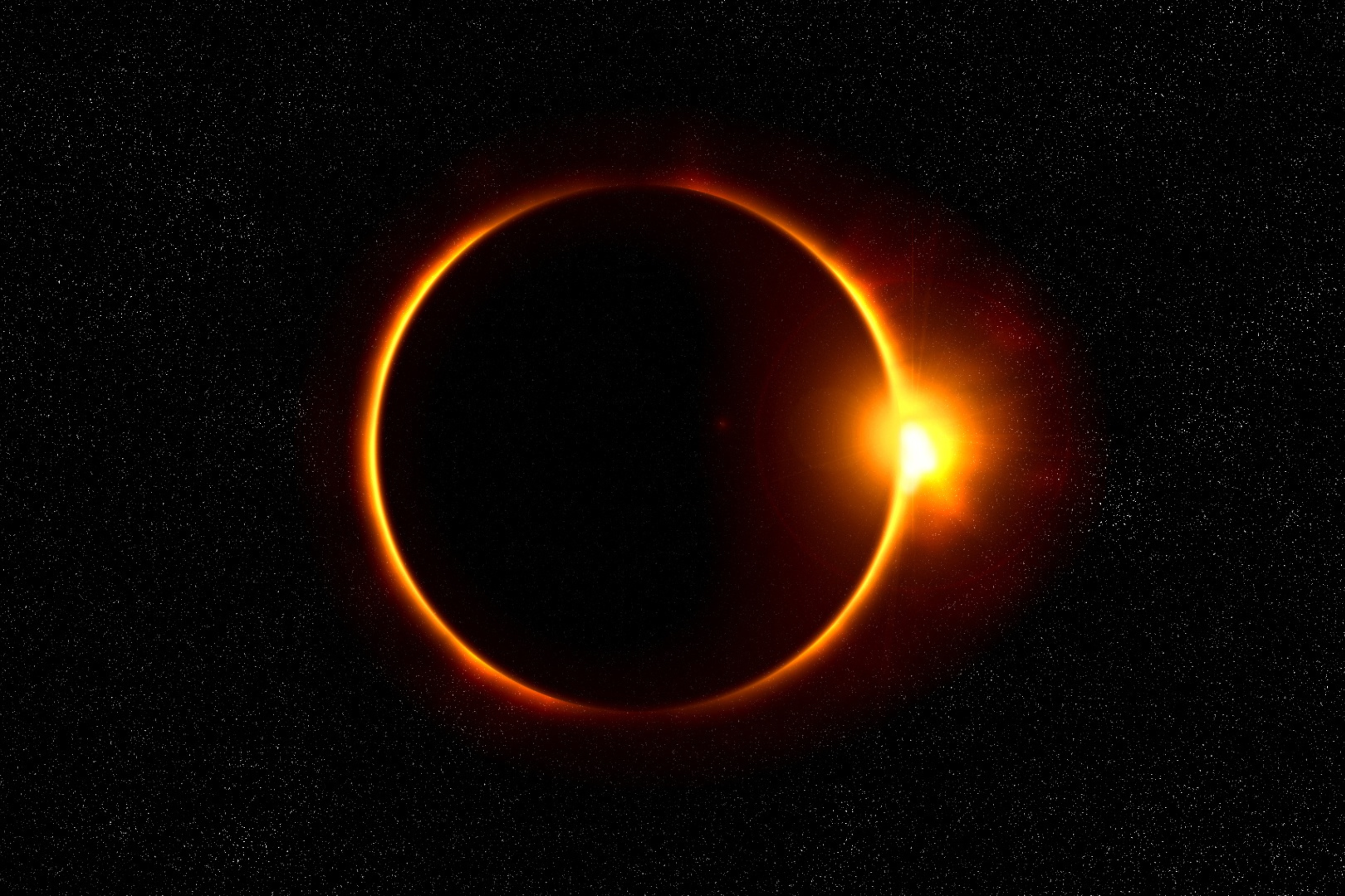 Éclipse solaire totale le 8 avril